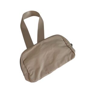 Tan Minimalist Belt Bag with Durable Fabric NWOT